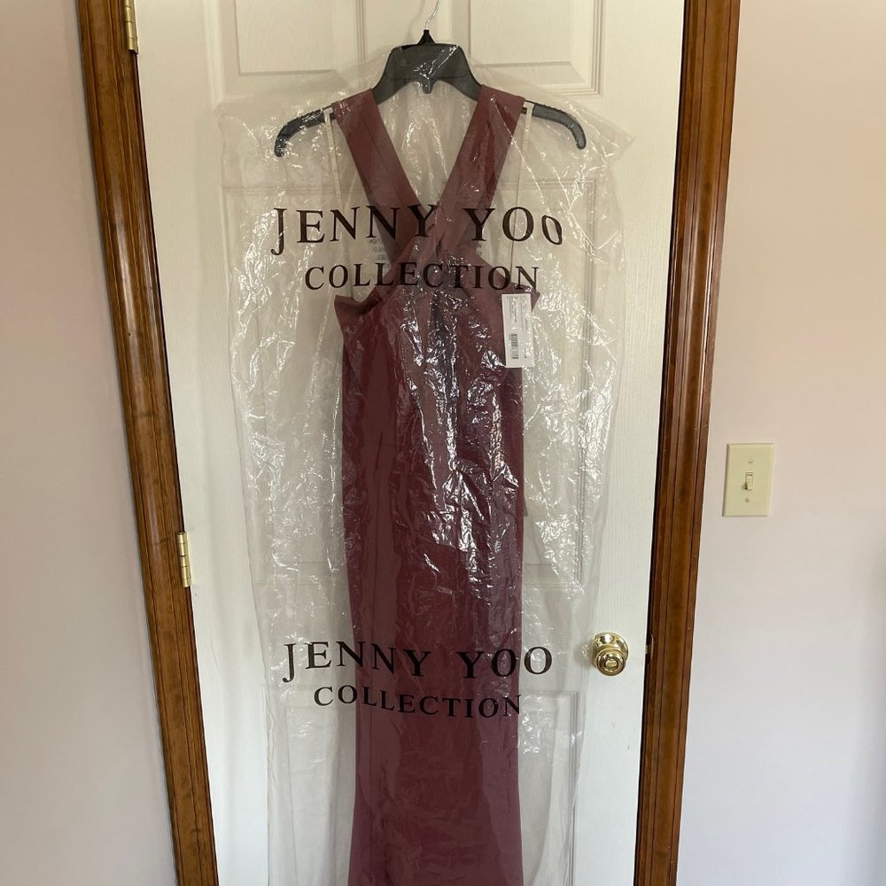 Jenny Yoo Kayleigh Cinnamon Rose Sz 14 - brand new, never worn! - Picture 2 of 3
